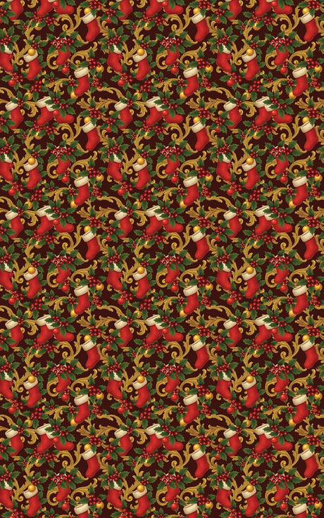 Baroque Trimmings - Baroque Filigree Wrapping Paper