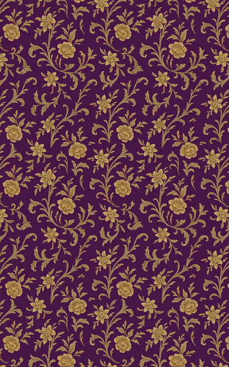 Baroque Amaranth - Baroque Filigree Wrapping Paper