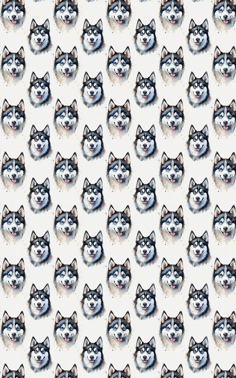 Arctic Howl Husky Wrapping Paper