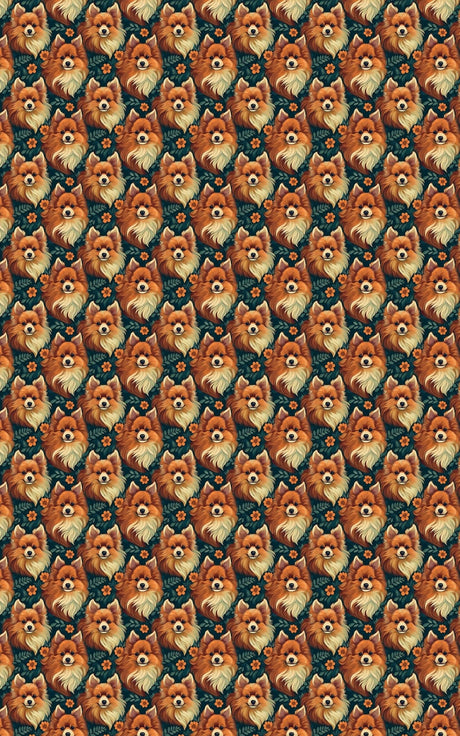 Pom-tastic Pomeranian Patterns Wrapping Paper