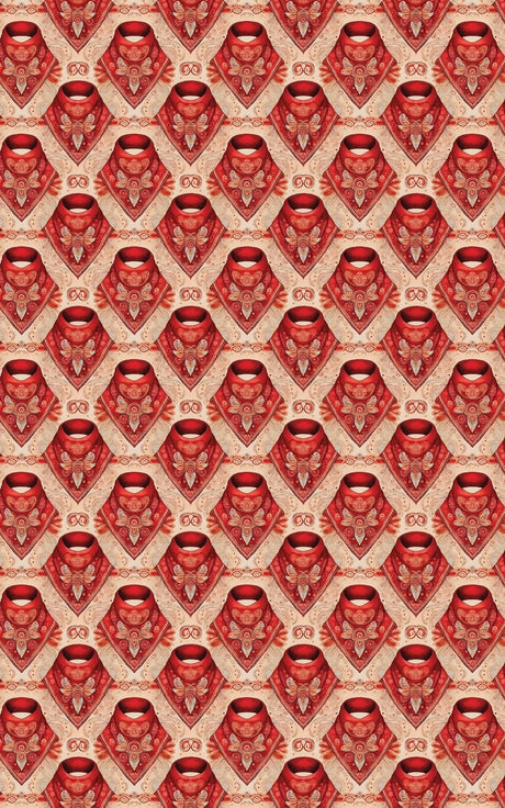 Rustic Reds - Western Bandanas Wrapping Paper
