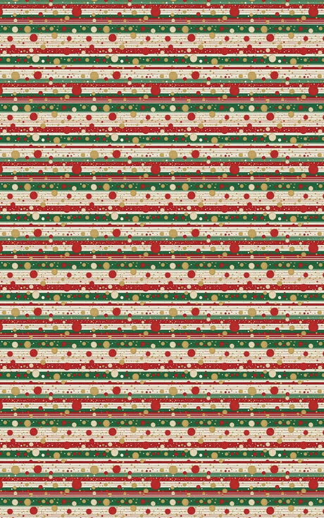 Candy Cane Rhythm Wrapping Paper