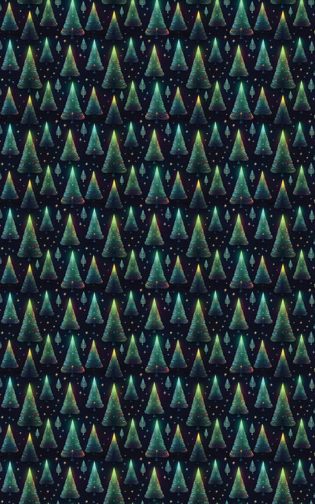 Graceful Holiday Pines Wrapping Paper
