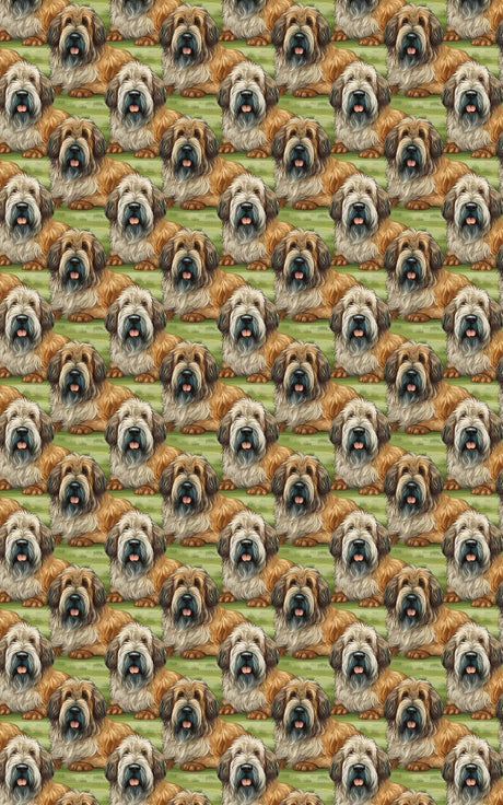 Golden Shag Coat - Shepherd Wrapping Paper