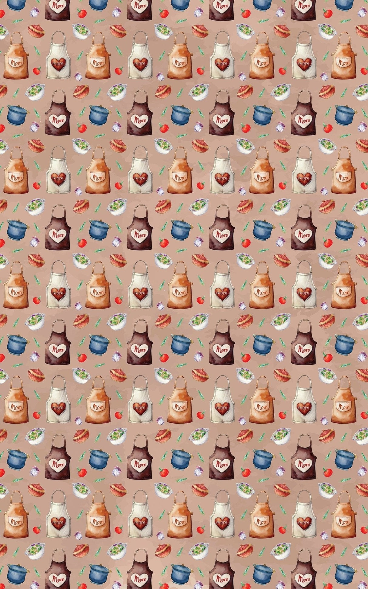 Mom's Apron - Brown