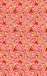 Mixed Hearts Light Salmon