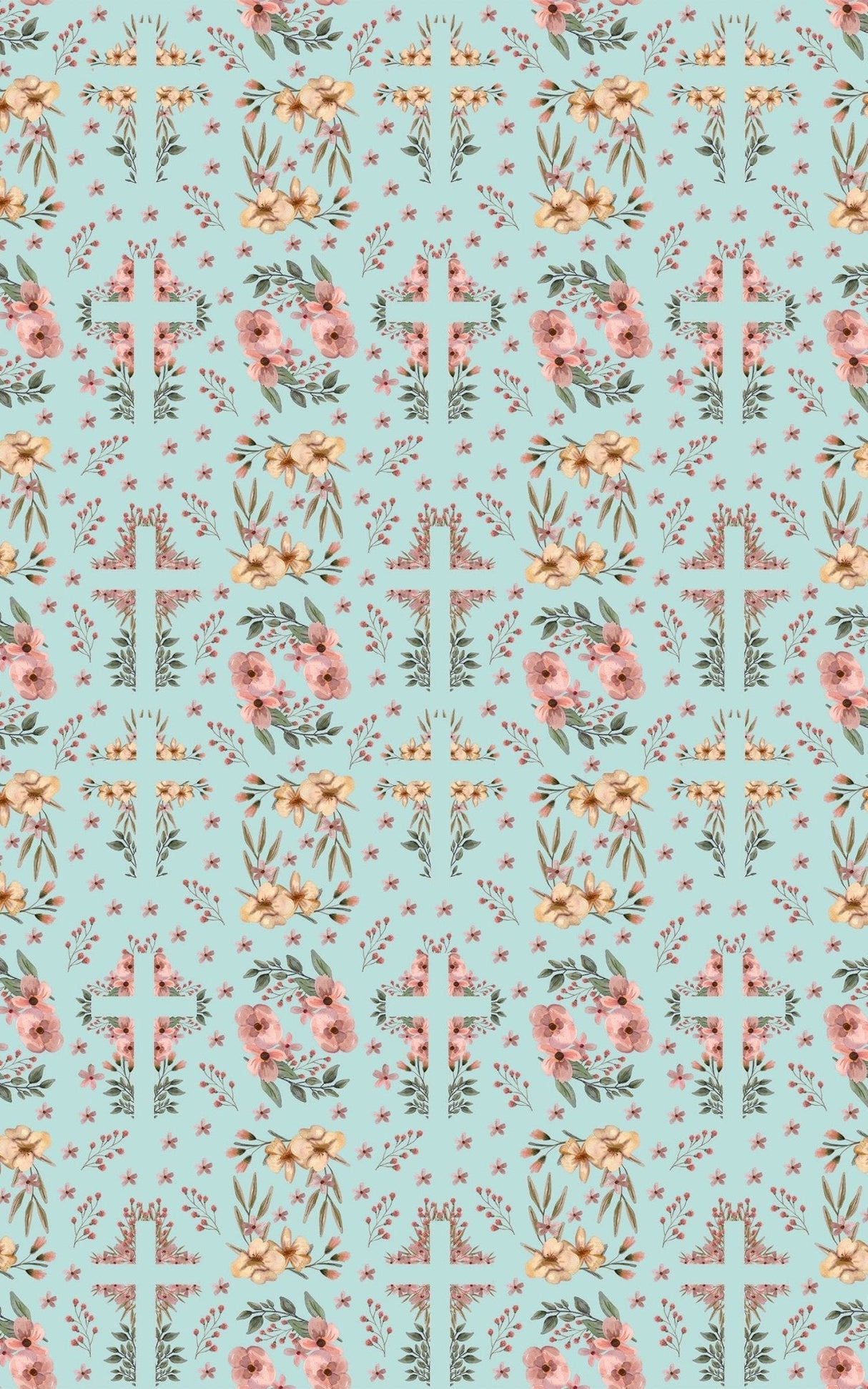 Easter Floral Cross