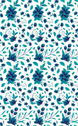 Floral Blue Pop