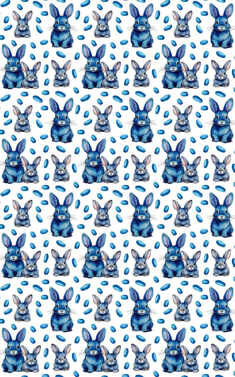Bunnies and Beans - Blue