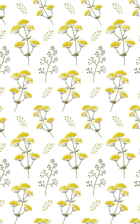 Yellow Spring Flowers - Mother's Day Design Wrapping Paper