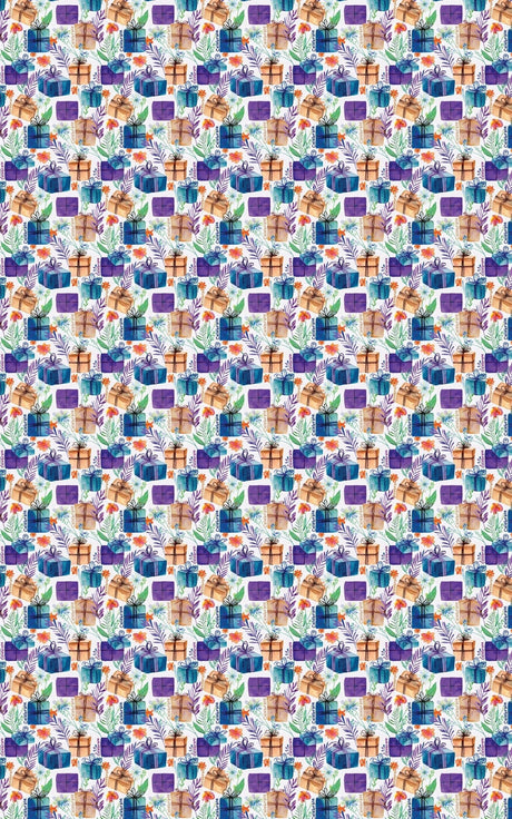 Petals and Presents - Mother's Day Design Wrapping Paper