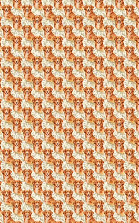 Toller Tumbles - Nova Scotia Duck Tolling Retriever Wrapping Paper