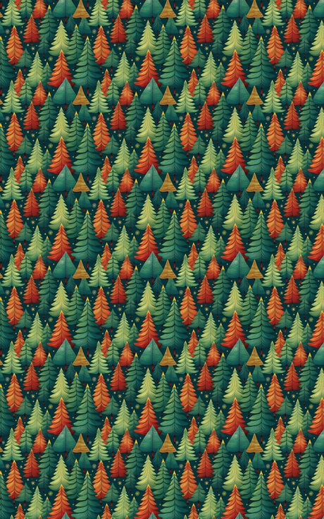 Cozy Forest Christmas Wrapping Paper