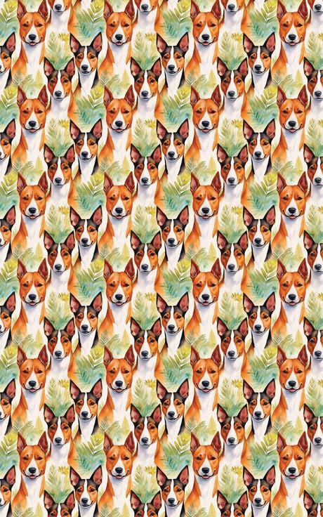 Basenji Stride Wrapping Paper