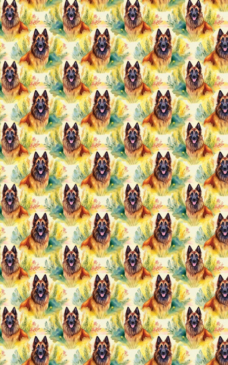 Wind in the Fur - Belgian Tervuren Wrapping Paper