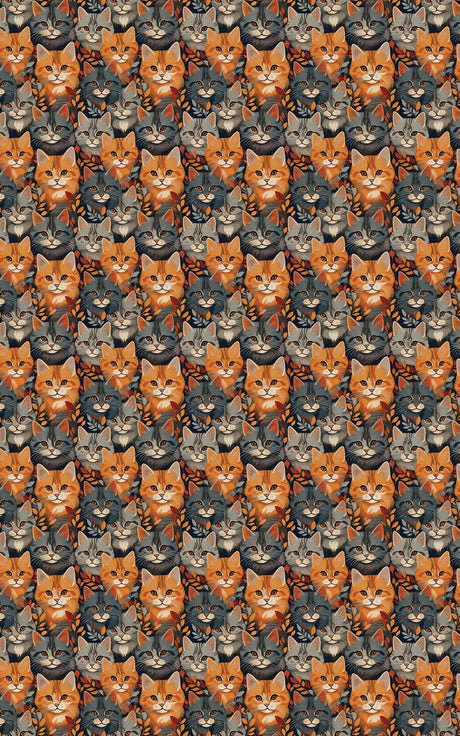 Tiny Tabby Cat Tumbles