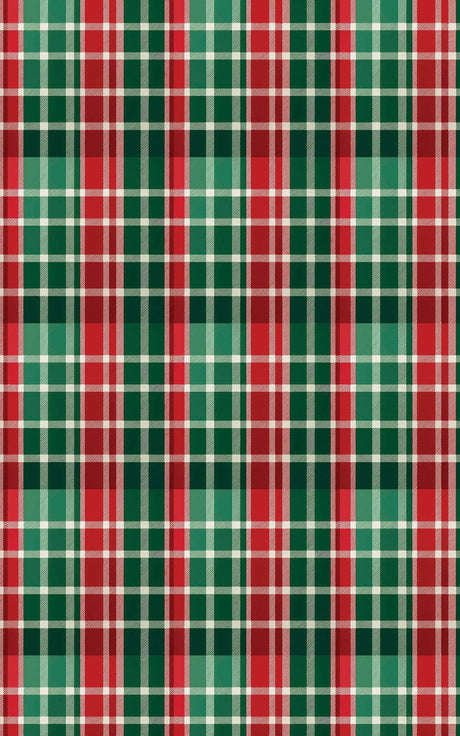 Noel Plaid Wrapping Paper