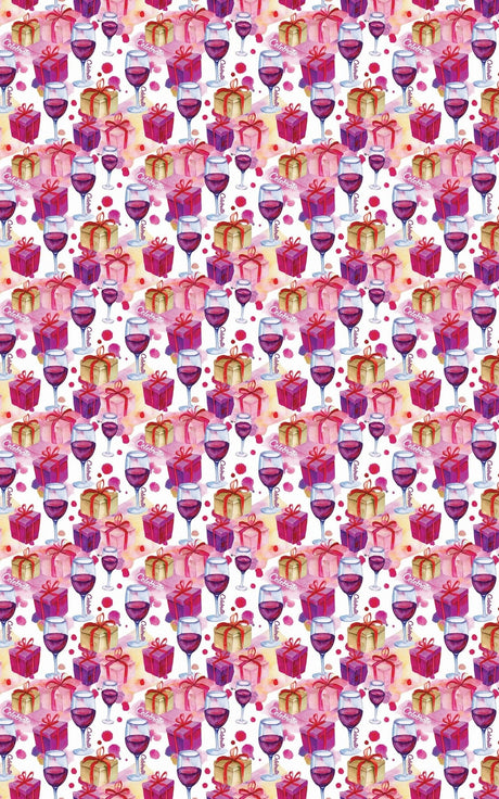 Wine, Gifts & Celebration Wrapping Paper