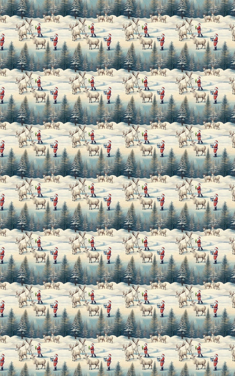 North Pole Nibbles - Reindeer Wrapping Paper