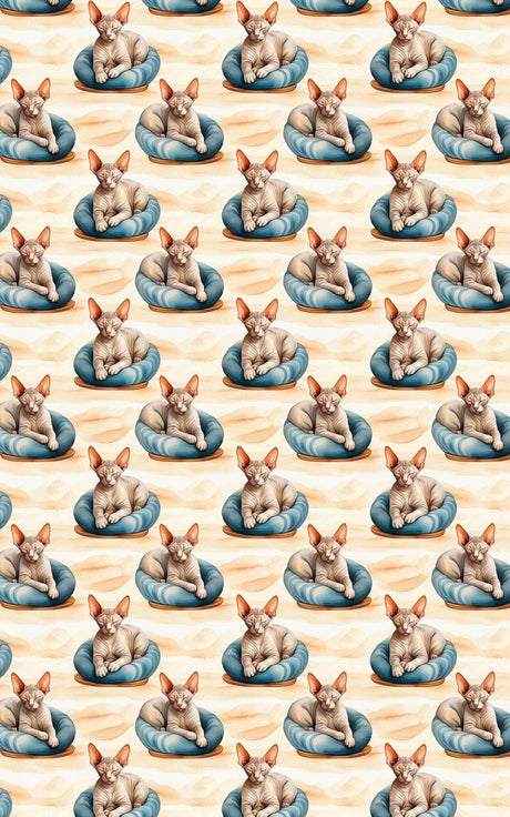 Cozy Without Fur - Sphynx Cats Wrapping Paper