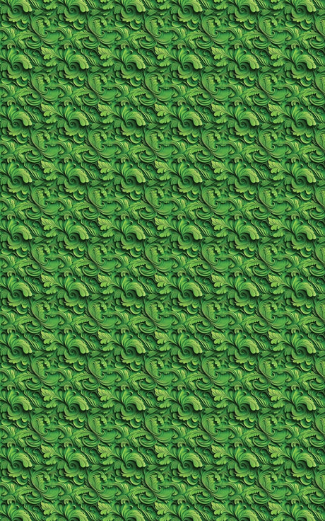 Verdant Baroque - Baroque Filigree Wrapping Paper