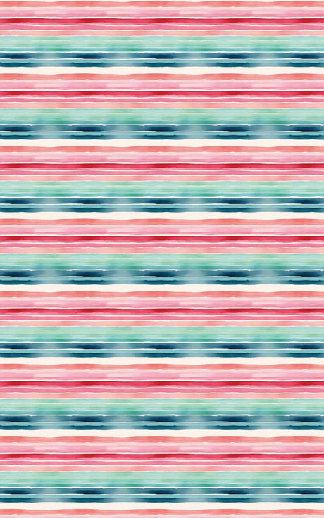 Dreamy Stripe Drift - Watercolor Stripes Wrapping Paper