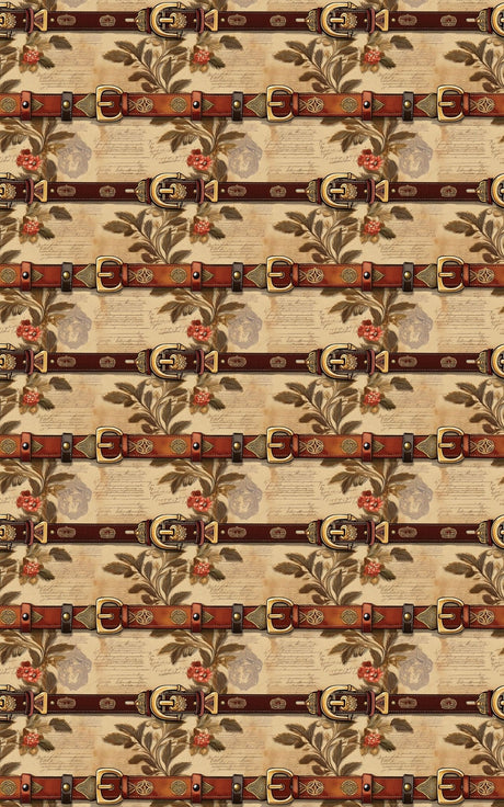 Wild West Clasps - Western Leather Belts Wrapping Paper
