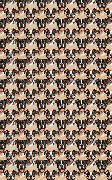 Boston Bop - Boston Terrier Wrapping Paper