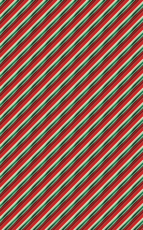 Candy Cane Tartan Wrapping Paper