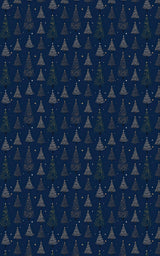 Night Christmas Trees