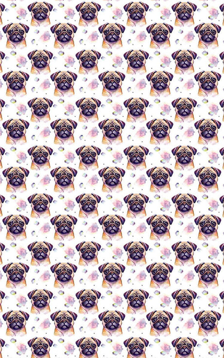 Pugs & Hugs Wrapping Paper