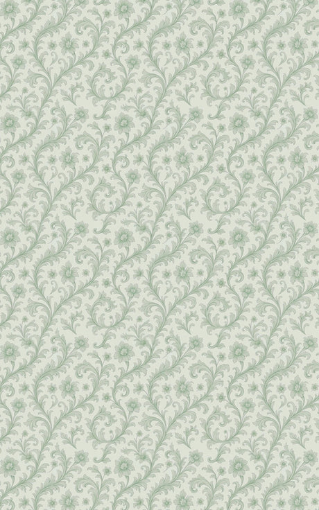 Celadon Baroque - Baroque Filigree Wrapping Paper
