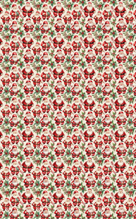 Cane Lane Christmas - Watercolor Hearts Wrapping Paper