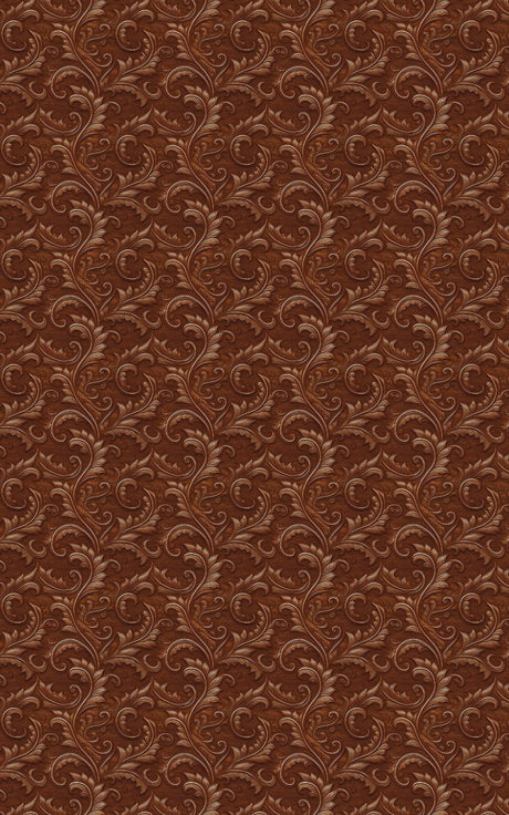 Leather Baroque - Baroque Filigree Wrapping Paper
