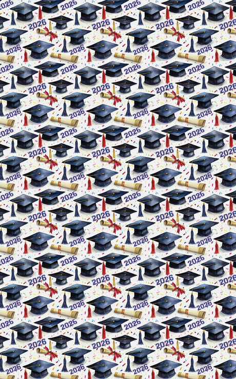 Caps and Diploma 2026 Wrapping Paper