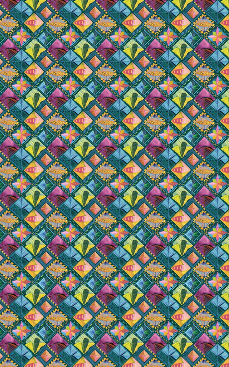 Carnival Kaleidoscope - Geometric Pattern Wrapping Paper