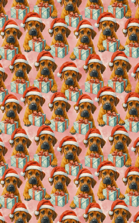Courage Wrapped in Candlelight - Rhodesian Ridgeback Wrapping Paper