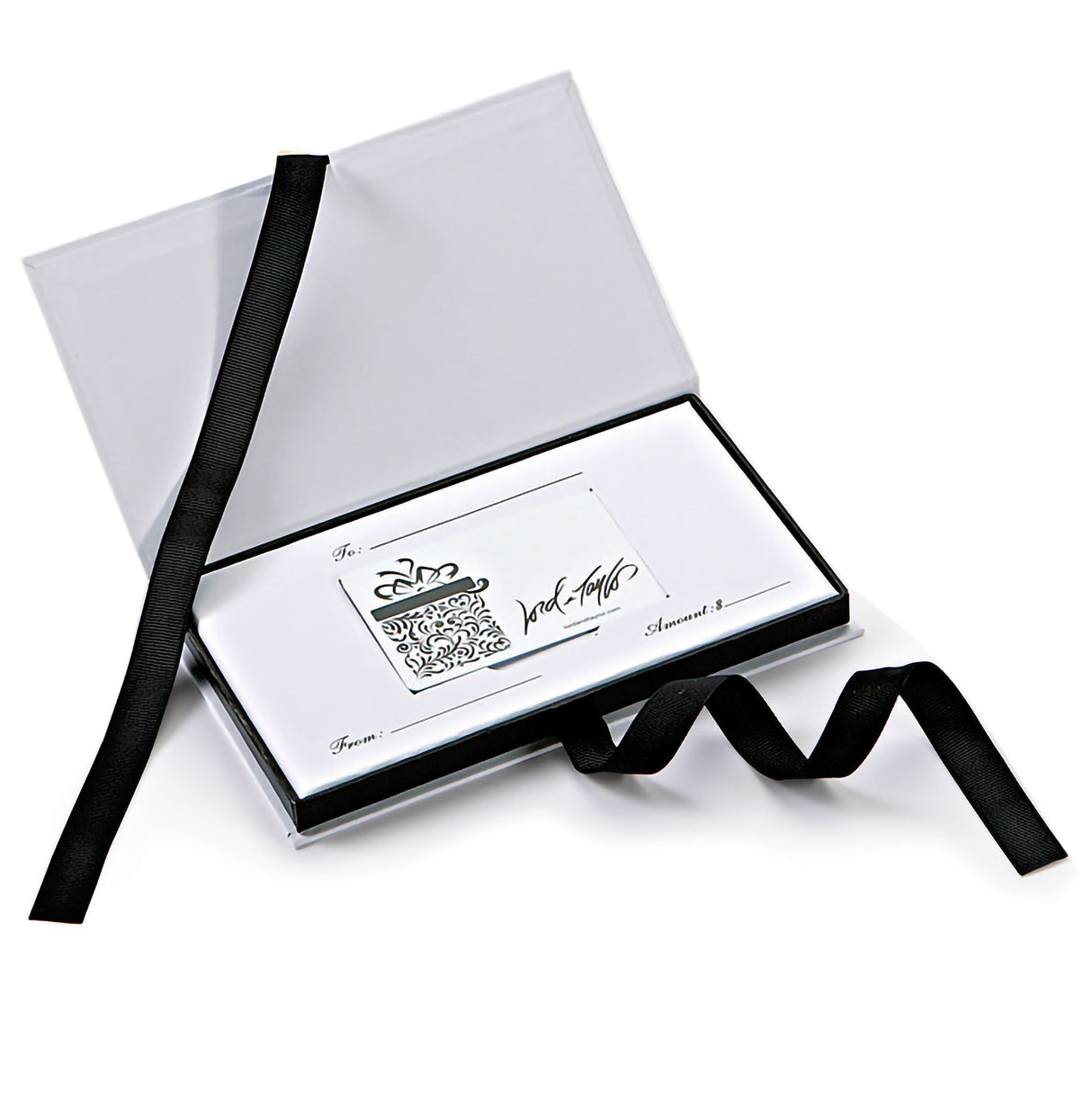 Ribbon Gift Card Box Insert