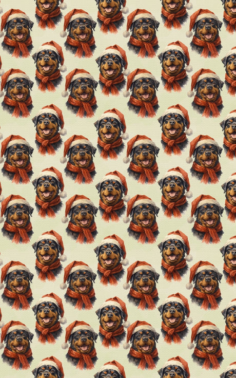 Rottweiler in Red