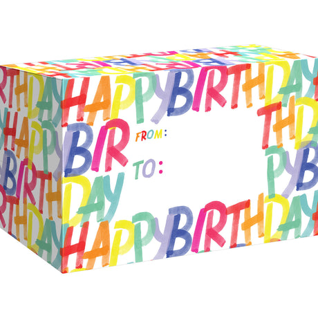 Rainbow Birthday - Theme Mailing Box — primary image