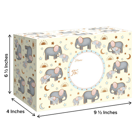 Baby Elephants Theme Mailing Box - SB403.1b.jpg