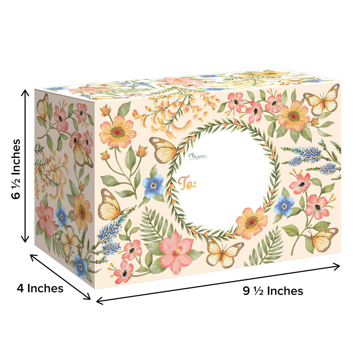 Butterfly Floral Theme Mailing Box - SB414.1b.jpg