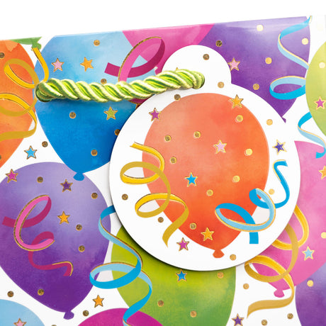 Balloon White Gift Bags — additional view c