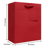 Matte Red - Gift Bag w/Tag — additional view b