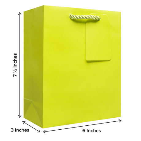 Matte Lime - Gift Bag w/Tag — additional view b