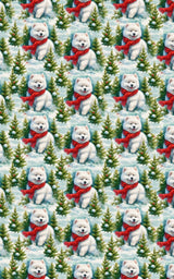 Snowy Samoyeds
