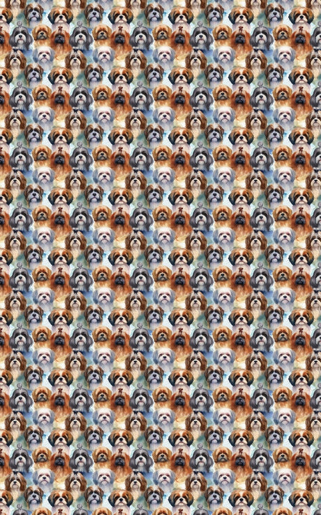 Festive Shih Tzu Frolic