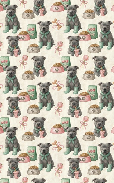 Tenacious Spirit - Staffordshire Bull Terrier Wrapping Paper