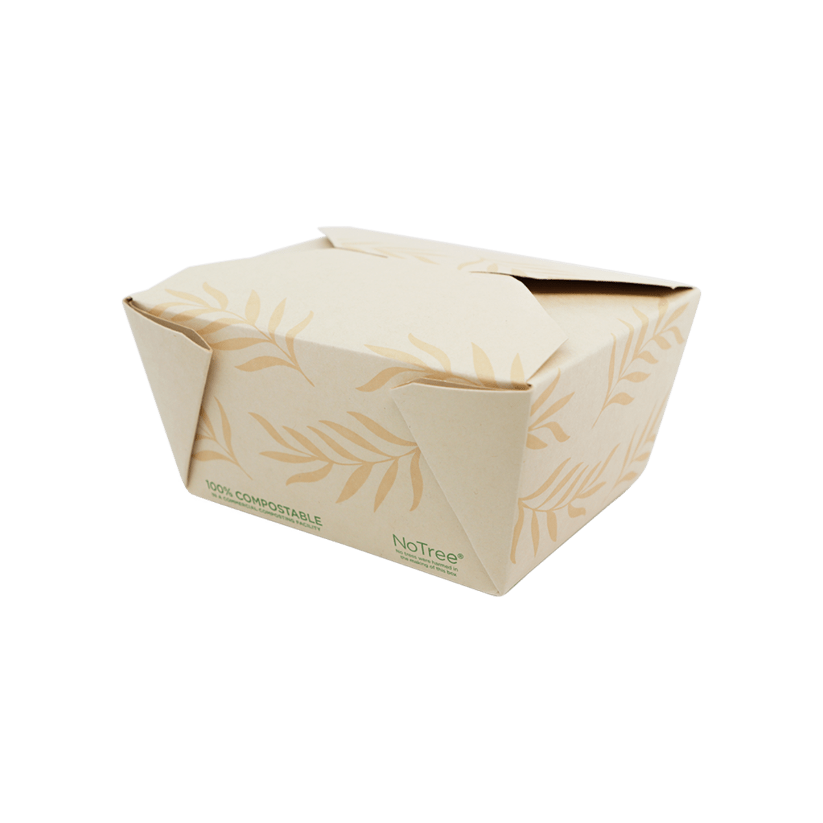 World Centric NoTree Paper #1 Take-Out Container, 26oz (QTY 450), SKU TO-NT-1