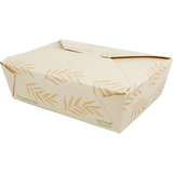World Centric NoTree Paper #3 Take-Out Container 65 oz, Compostable Bamboo Paper (QTY 200), SKU TO-NT-3